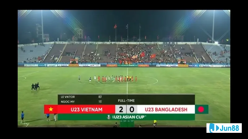 Cầu thủ U23 Bangladesh và U23 Yemen trên sân thi đấu Cầu thủ U23 Bangladesh vs Yemen trên sân thi đấu