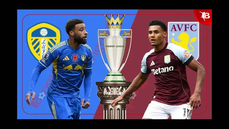 Cầu thủ Aston Villa và Leeds đối đầu trên sân cỏ Cầu thủ Aston Villa và Leeds đối đầu trên sân cỏ