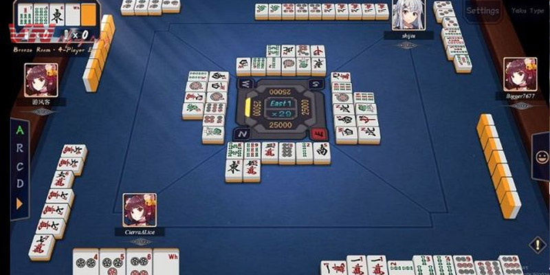 Trải nghiệm Mạt chược 3D Jun88 - Game Mahjong Tiles 4 Game mạt chược 3D tại Jun88